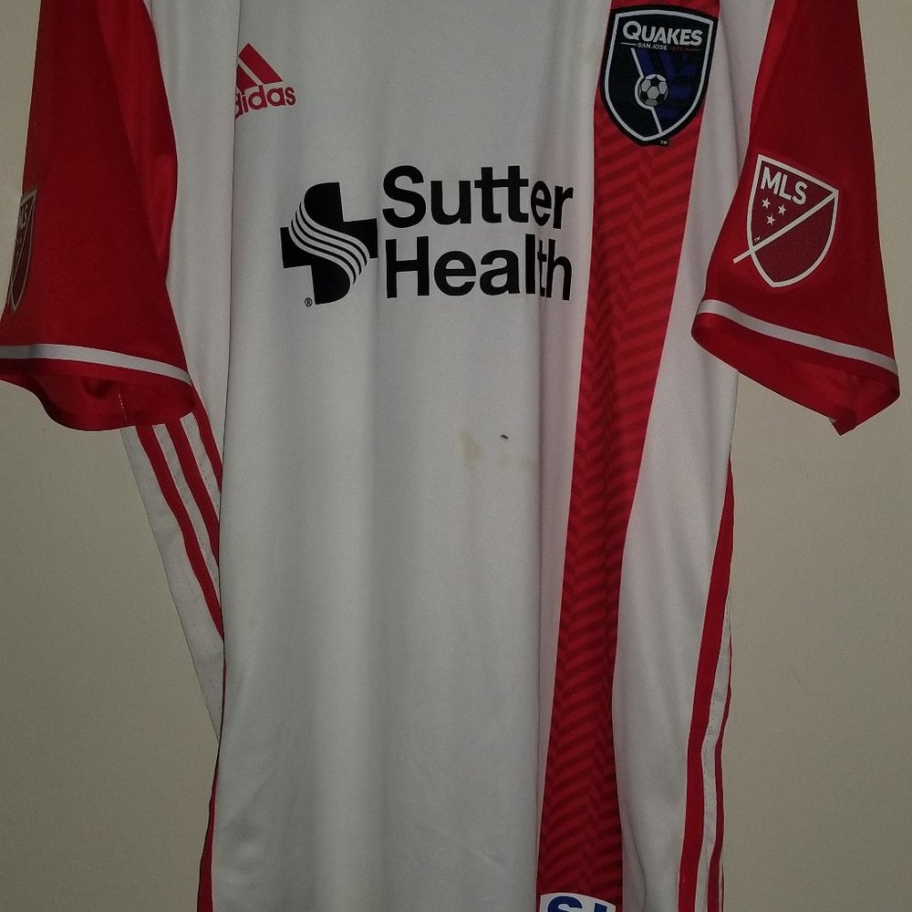 San Jose Earthquakes - Game Worn Jersey - Andres Imperiale